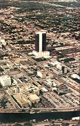 The Home Of Landmark First National Bank Postcard