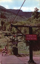 Skylift At The Bottom Of Mansfield Underhill, VT Postcard Postcard