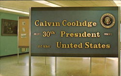 Coolidge Memorial Museum Postcard