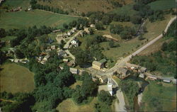 Aerial View Of Pawlet, Rt. 30 Vermont Postcard Postcard