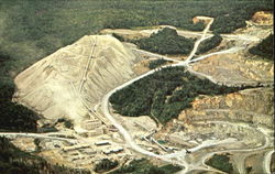 Ruberoid Company's Asbestos Mine Postcard