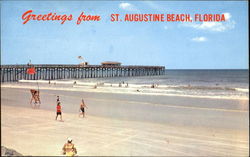 Greetings From St. Augustine Beach Saint Augustine Beach, FL Postcard Postcard