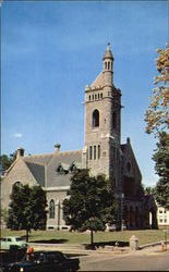 Beautiful North Congregational Church, Main Street Postcard