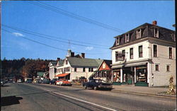 Main Street Business District Stowe, VT Postcard Postcard