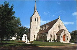 Christ The King R. C. Church Rutland, VT Postcard Postcard