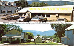 Mountain View Diner, M Manchester Center, VT Postcard Postcard