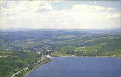 Barton And Crystal Lake Vermont Postcard Postcard