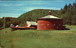 The Round Barn Barnet, VT Postcard Postcard