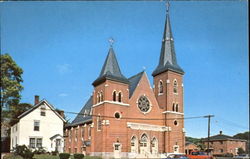 St. Anthony's Roman Catholic Church, White River Junction Vermont Postcard Postcard