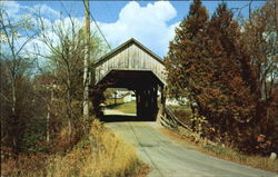 Old Covered Bridge Lyndon, VT Postcard Postcard