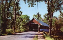 Covered Bridge Lyndon, VT Postcard Postcard