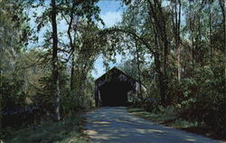 Old Covered Bridge Postcard