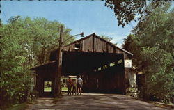 Old Covered Bridge Postcard