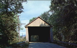 Old Covered Bridge Postcard