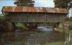 Old Covered Bridge Postcard