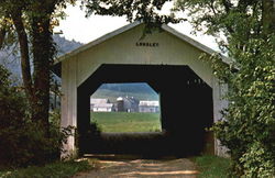 Longley Bridge Montgomery, VT Postcard Postcard