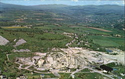 The Wells-Lamson Granite Quarry Barre, VT Postcard Postcard