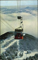 Aerial Tramway At Jay Peak Postcard