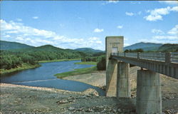 North Springfield Dam Postcard