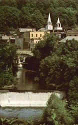 The Falls In The Black River Springfield, VT Postcard Postcard