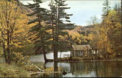 Woodward Reservoir, Route 100 Postcard