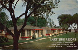 Lake Side Resort, Route 1, Box 638 Oshkosh, WI Postcard Postcard