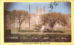 East High School Madison, WI Postcard Postcard
