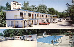 Lake Aire Motel, Hwy. 12, Box 193 Lake Delton, WI Postcard Postcard