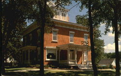 Stately Republican House Restaurant Postcard