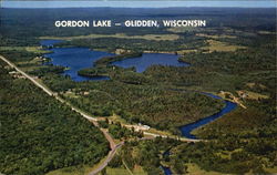 Gordon Lake Glidden, WI Postcard Postcard