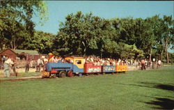Kiddie Train, Vilas Park Zoo Postcard