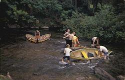 Canoe Trip Scenic, WI Postcard Postcard