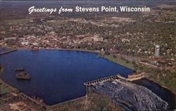 Greetings From Stevens Point Postcard