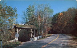 Entrance To Little Norway Postcard