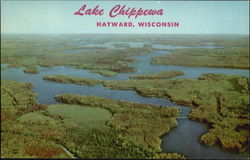 Lake Chippewa Hayward, WI Postcard Postcard