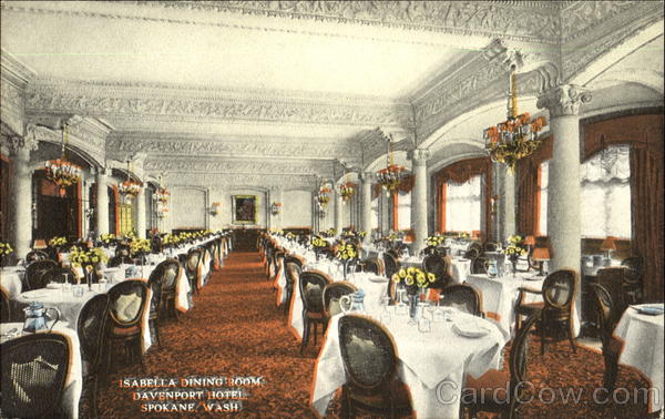 Isabella Dining Room Davenport Hotel Spokane Washington