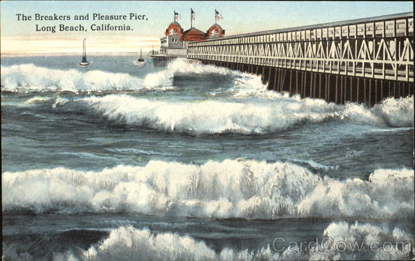 The Breakers And Pleasure Pier Long Beach California