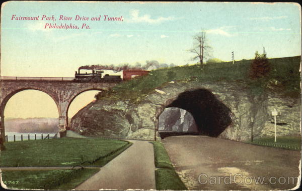 River Drive And Tunnel, Fairmount Park Philadelphia Pennsylvania