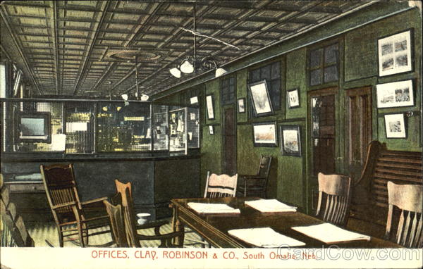 Offices, Clay, Robinson & Co. South Omaha Nebraska