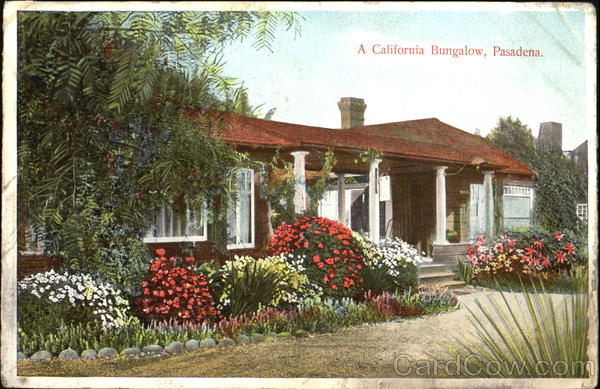 A California Bungalow Pasadena