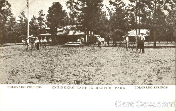 Engineers' Camp In Manitou Park, Colorado College Colorado Springs