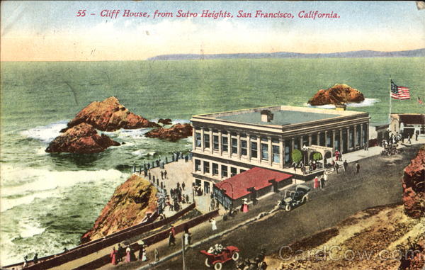 Cliff House From Sutro Heights San Francisco California