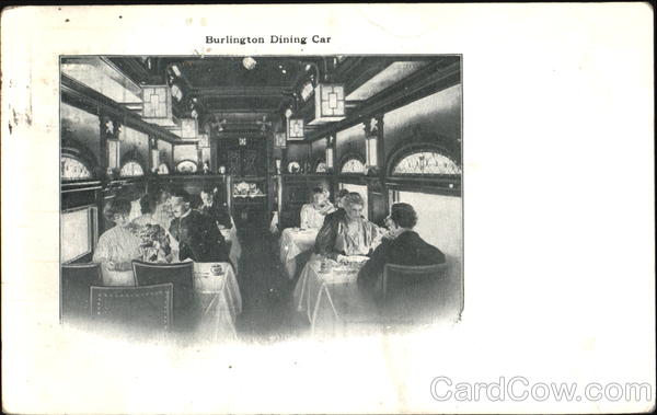 Burlington Dining Car Trains, Railroad
