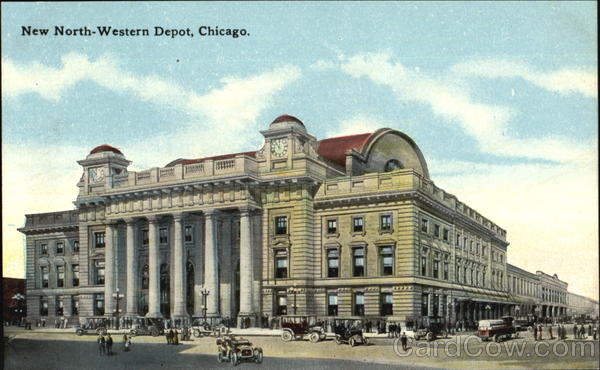 New North-Western Depot Chicago Illinois