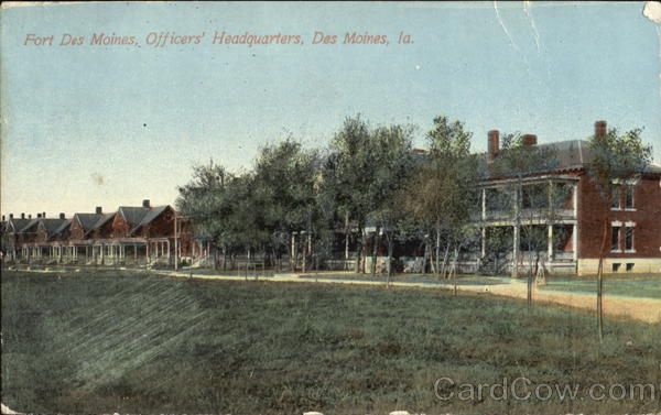 Fort Des Moines, Officers' Headquarters Iowa