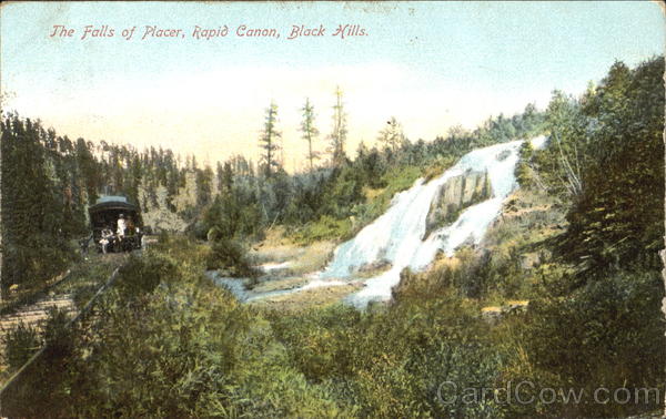 The Falls Of Placer, Rapid Canyon Black Hills South Dakota