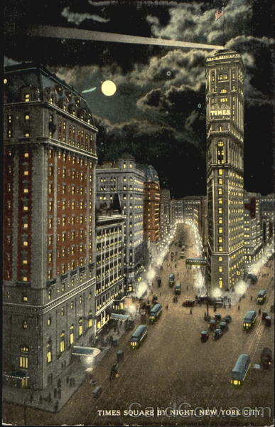 Times Square By Night New York