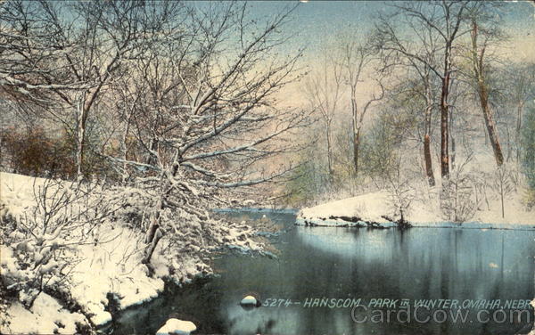 Hanscom Park In Winter Omaha Nebraska