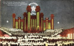Famous Organ And Choir Postcard