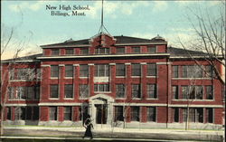 New High School Postcard